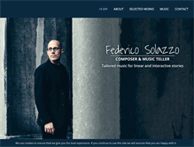 Tablet Screenshot of federicosolazzo.com